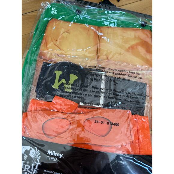 Teenage Mutant Ninja Turtle Mikey costume NEW‎ - Picture 7 of 7